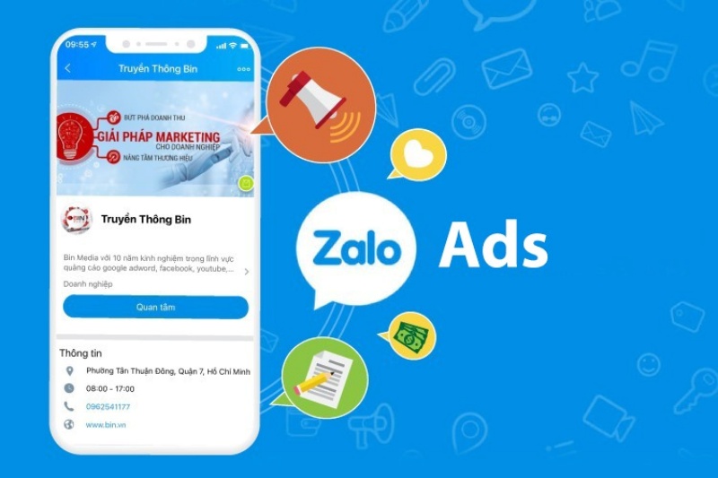 các hình thức quảng cáo trên Zalo Ads