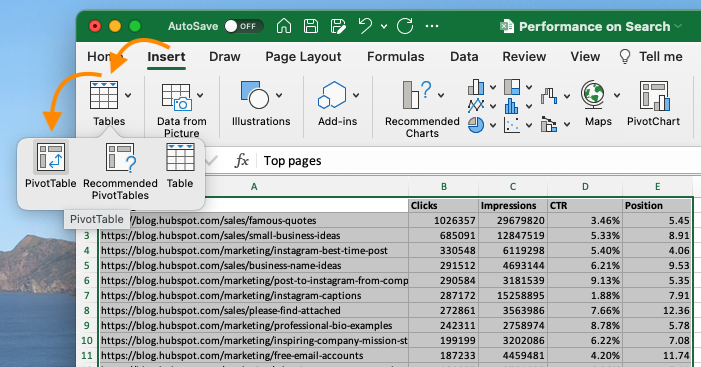 cách thống kê dữ liệu trong Excel