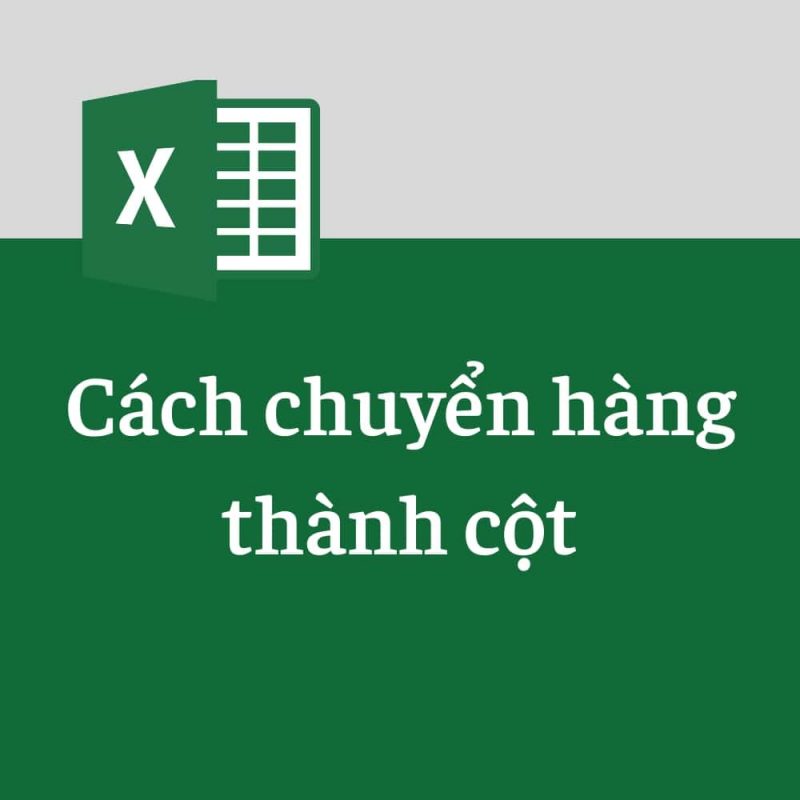 cách xoay dữ liệu trong Excel