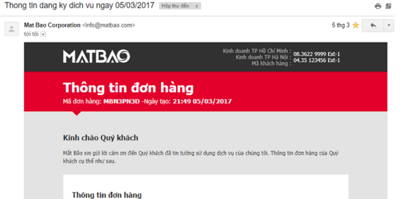 Cách mua tên miền website tại Mắt Bão