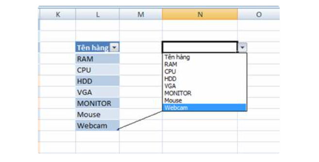 Không sử dụng chức năng AutoComplete