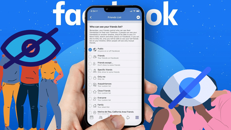 cách xem danh sách bạn bè bị ẩn của người khác trên Facebook