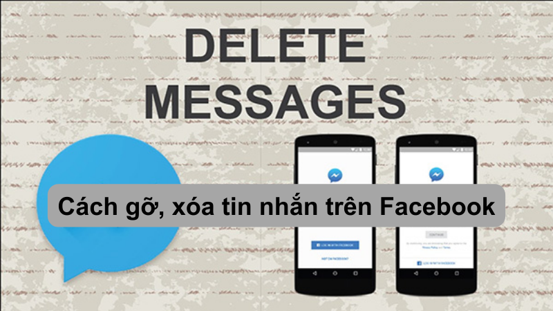 Cách gỡ, xóa tin nhắn Facebook